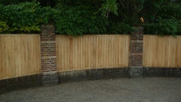The original fencing had seen better days after standing for around 70 years!