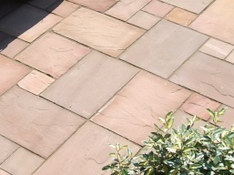 Sandstone patio