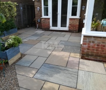 Sandstone patio Kennington, Ashford, Kent
